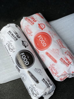  DELI PAPERS - “FOOD TO GO”  / RED & WHITE  - 17” x 12”