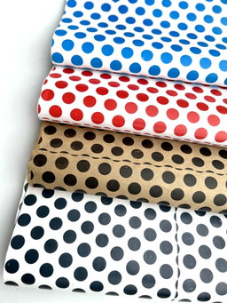 DELI PAPERS - ''POLKA DOT'' / BLACK & BROWN- 3 SIZES