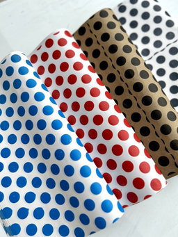 DELI PAPERS - ''POLKA DOT'' / BLACK & BROWN- 3 SIZES