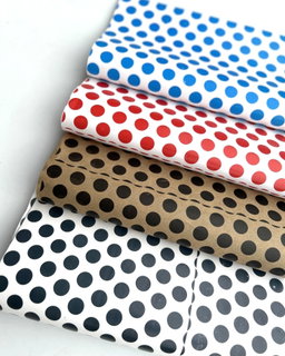  DELI PAPERS - “POLKA DOT”  / BLUE & WHITE - 3 SIZES