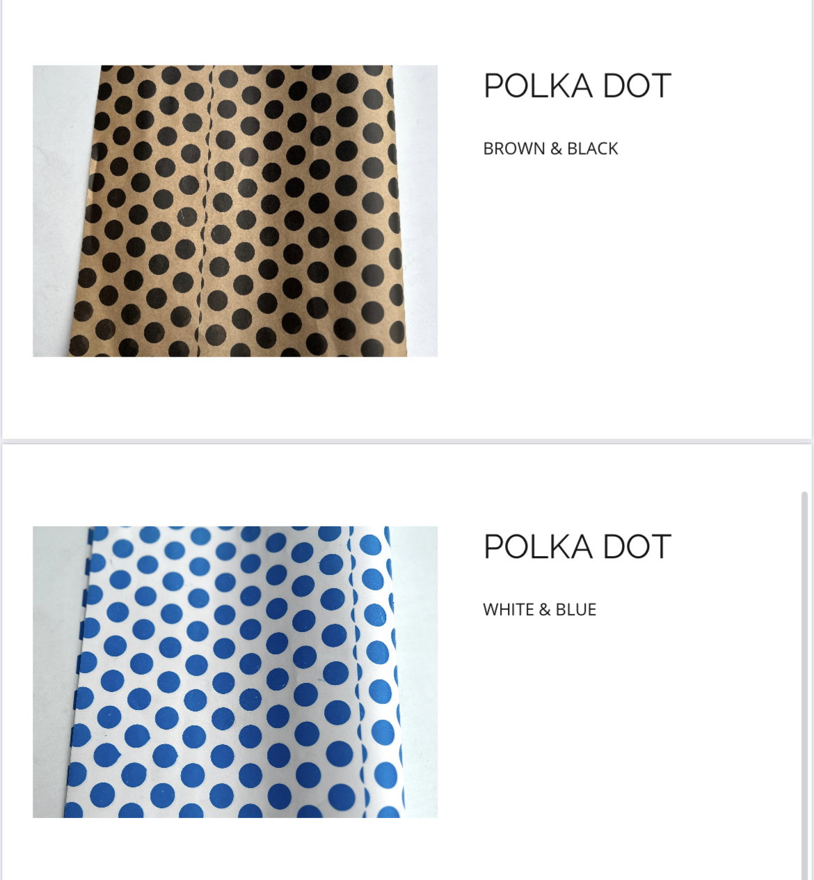  DELI PAPERS - “POLKA DOT”  / BLUE & WHITE - 3 SIZES_3