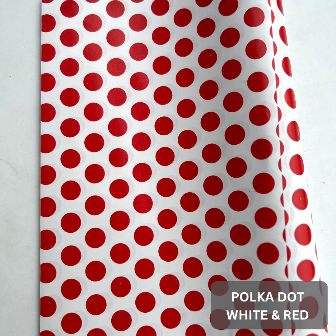  DELI PAPERS - “POLKA DOT”  / RED & WHITE - 3 SIZES_1