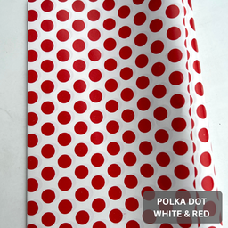  DELI PAPERS - “POLKA DOT”  / RED & WHITE - 3 SIZES
