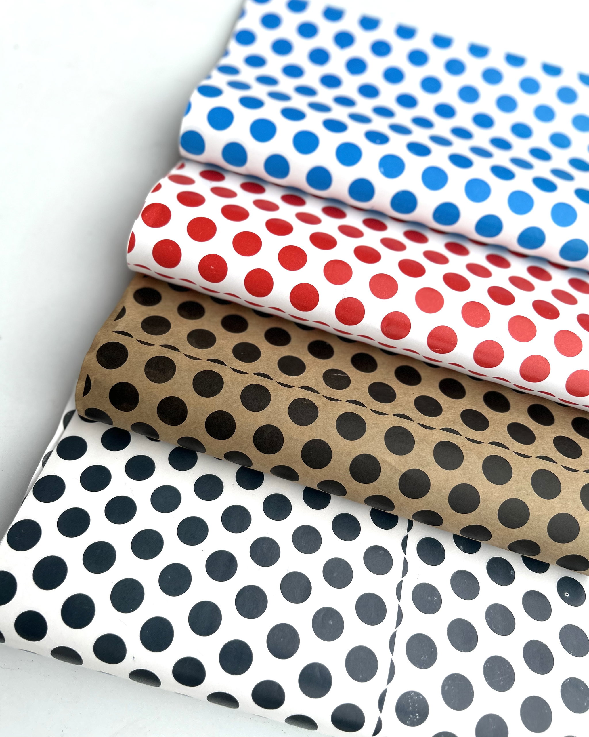  DELI PAPERS - “POLKA DOT”  / RED & WHITE - 3 SIZES_10