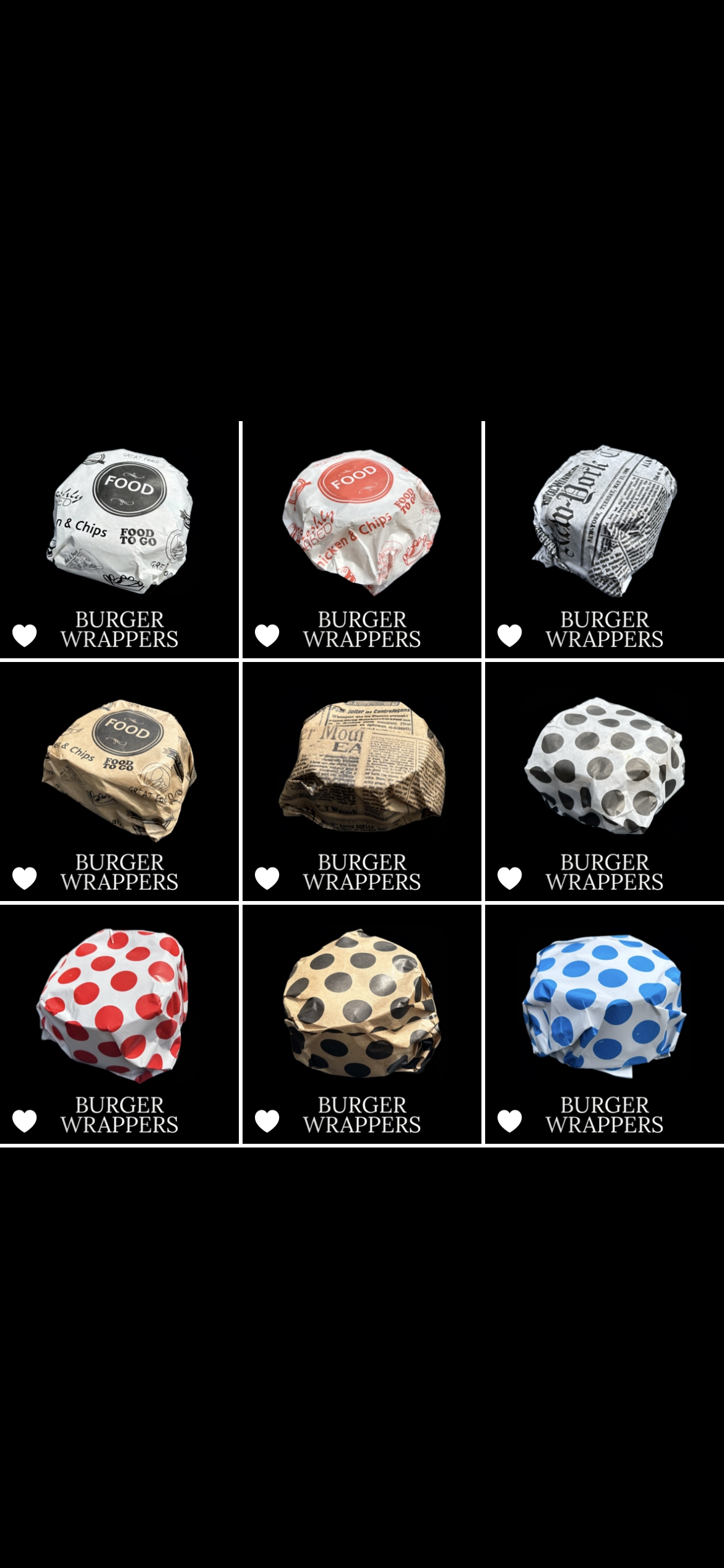  DELI PAPERS - “POLKA DOT”  / BLACK & WHITE - 3 SIZES_4