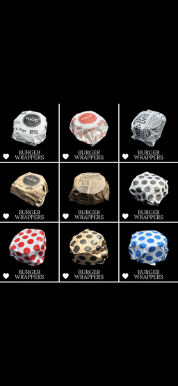  DELI PAPERS - “POLKA DOT”  / BLACK & WHITE - 3 SIZES