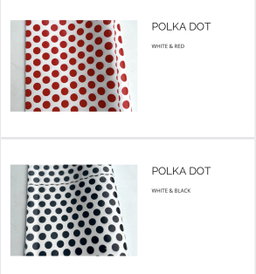  DELI PAPERS - “POLKA DOT”  / BLACK & WHITE - 3 SIZES