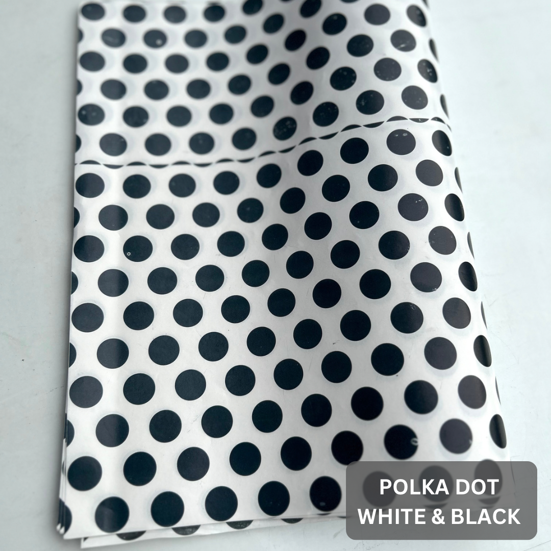  DELI PAPERS - “POLKA DOT”  / BLACK & WHITE - 3 SIZES_1