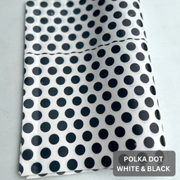  DELI PAPERS - “POLKA DOT”  / BLACK & WHITE - 3 SIZES