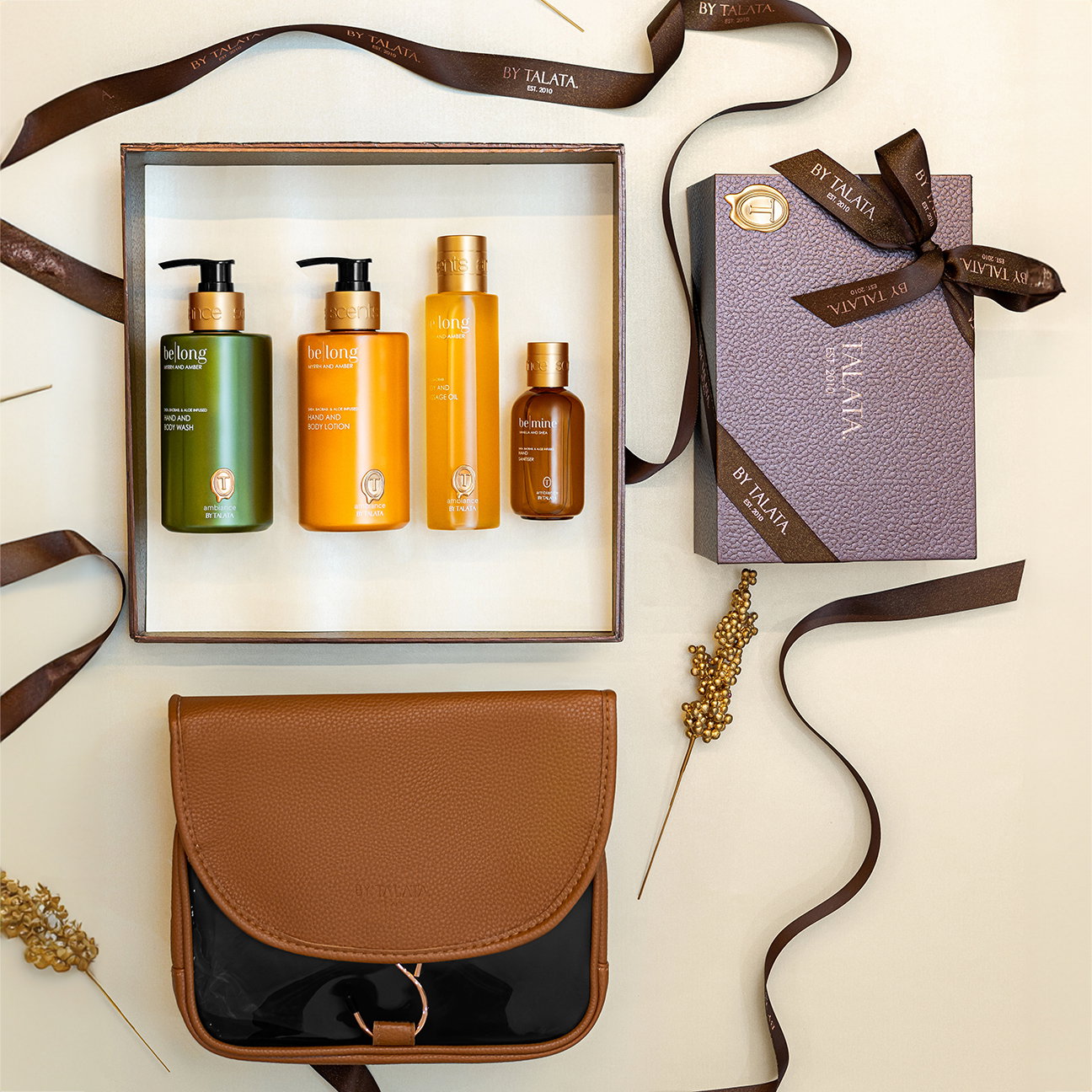 All Decked Out - NEW SIGNATURE - Body Care Gift Set + Leather Bag_2