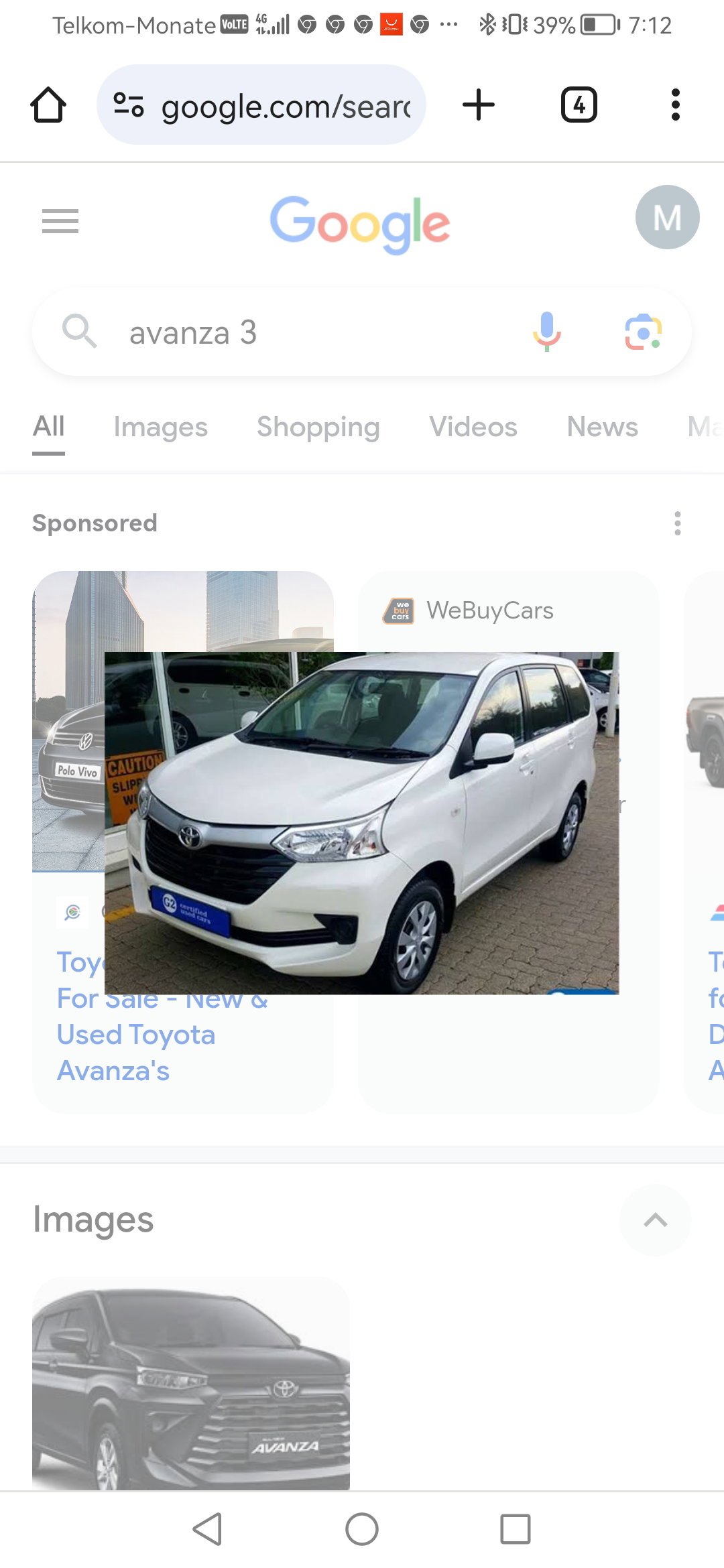 Toyota avanza 3 front bumper _0