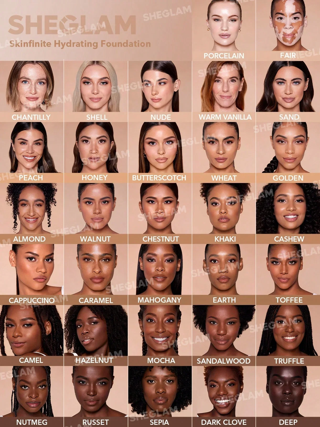 SHEGLAM Skinfinite Hydrating Foundation Sample - Sand_3
