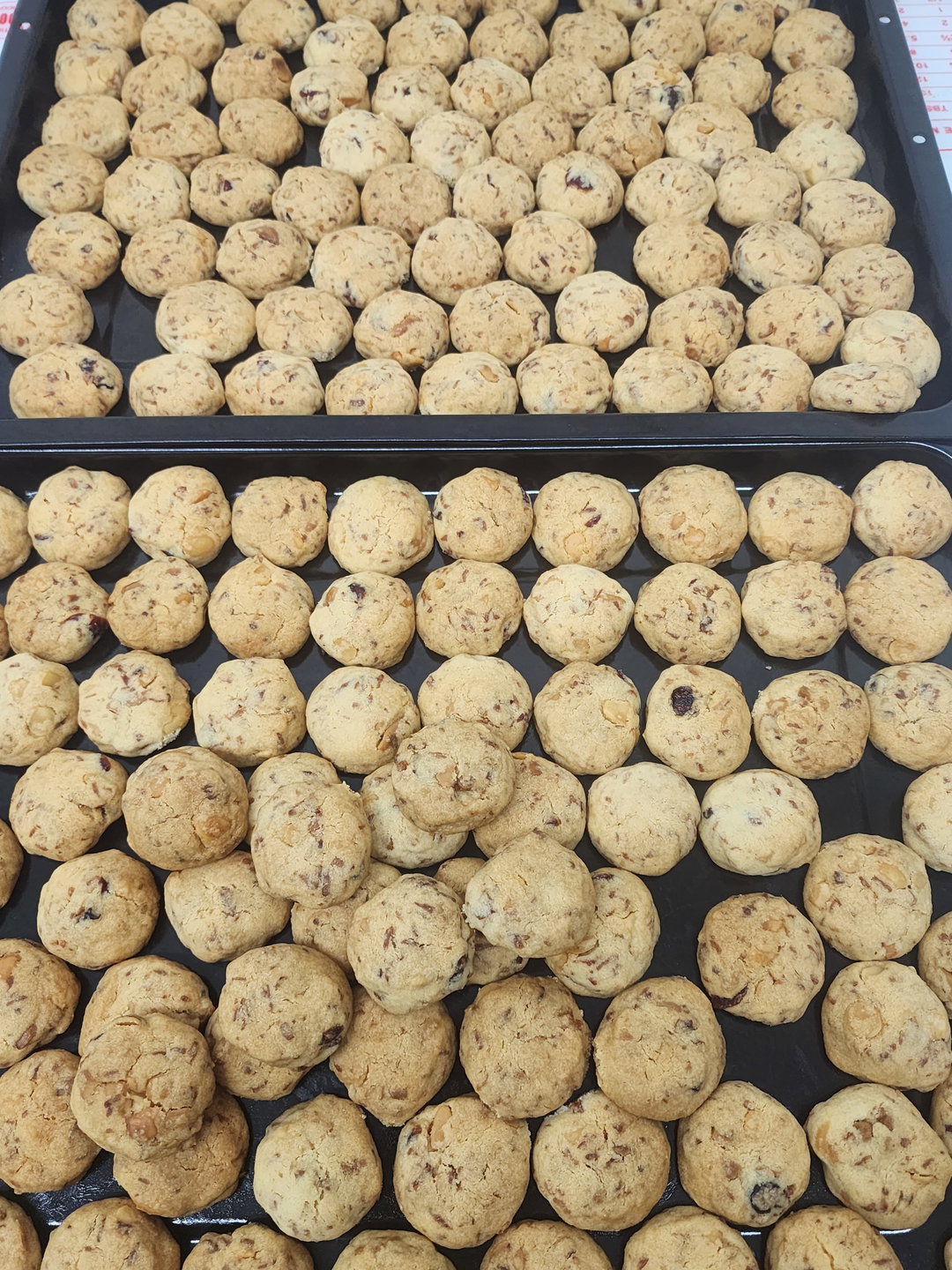 Eggless Coconut cranberry with macadamia and cashewnut cookies! Top seller