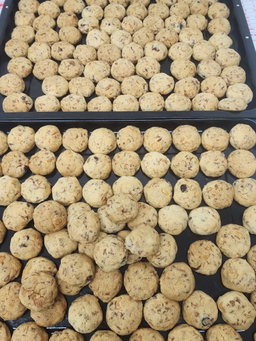 Eggless Coconut cranberry with macadamia and cashewnut cookies! Top seller