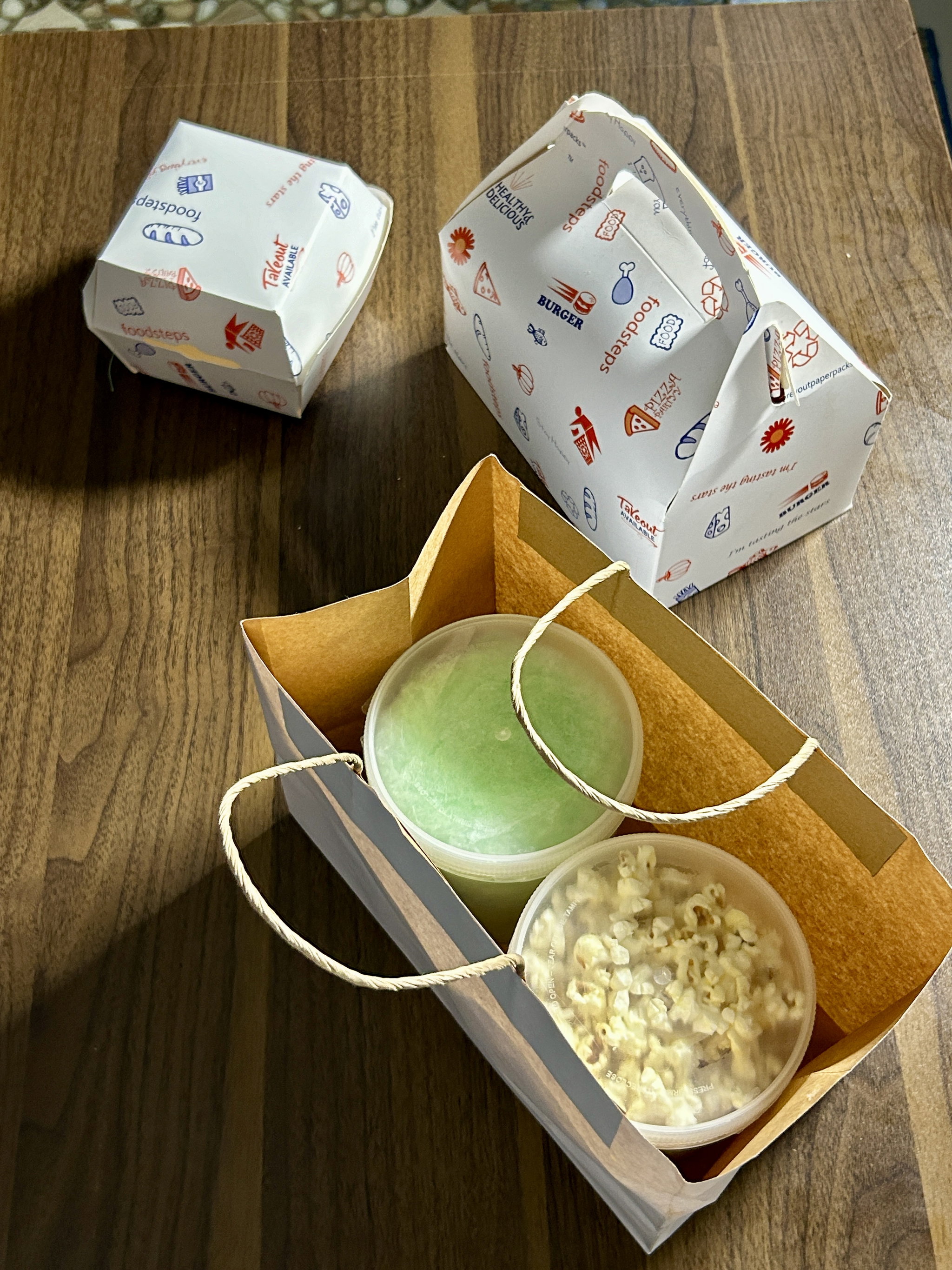 TAKEOUT GABLE BOXES - GENERIC “FOODSTEPS” DESIGN _7