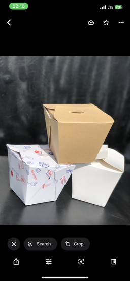 CHINESE TAKEOUT PAILS - PLAIN BROWN - 3 SIZES 