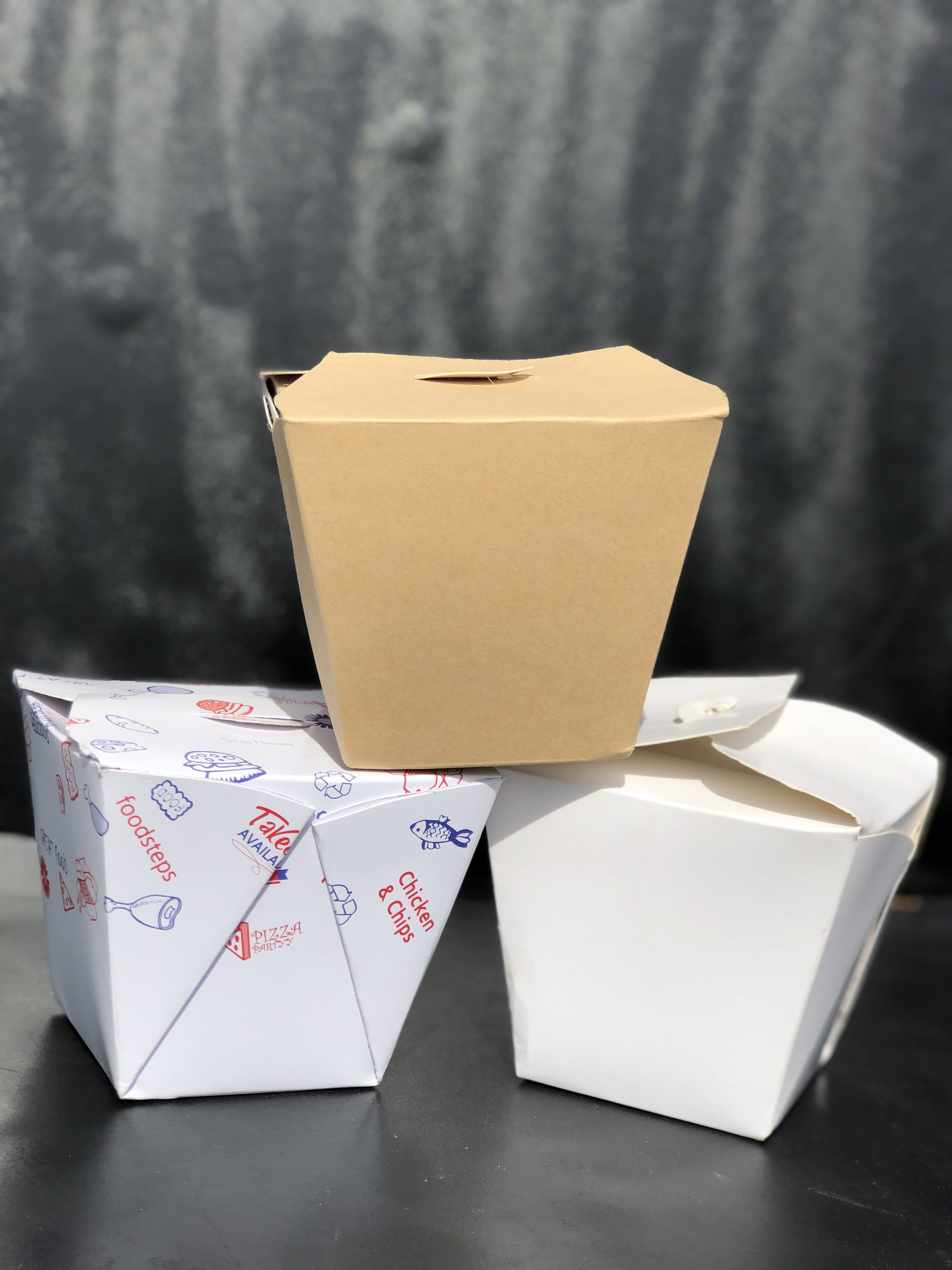 CHINESE TAKEOUT PAILS - PLAIN WHITE  - 946ml (32oz)_9