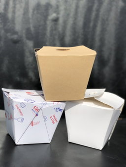 CHINESE TAKEOUT PAILS - PLAIN WHITE  - 946ml (32oz)