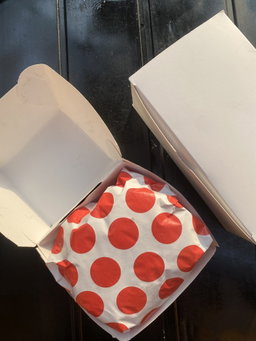 CLAMSHELL BURGER BOXES - PLAIN WHITE 