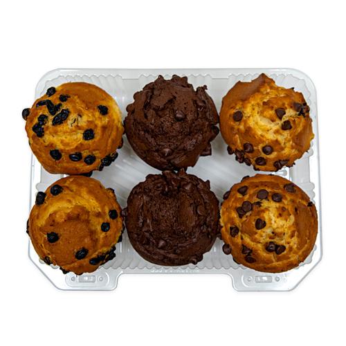 Member's Selection Freshly Baked Assorted Vanilla and Chocolate Muffins 6 Units_0