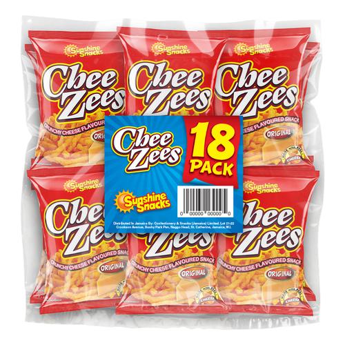 Sunshine Snacks Chee Zees 18 Units / 45 g
