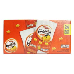 Pepperidge Farm Cheddar Cheese Goldfish Crackers 24 Units / 43 g / 1.5 oz