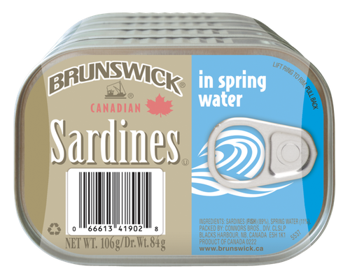 Brunswick Sardines in Water 5 Units / 106 g / 2.7 oz_0