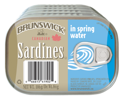 Brunswick Sardines in Water 5 Units / 106 g / 2.7 oz