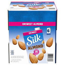 Silk Almond Original Unsweetened Beverage 6 Units / 946 ml / 32 oz