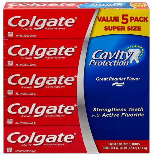 Colgate Toothpaste Cavity Protection 5 Units / 8 oz