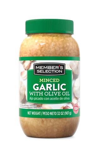 Member's Selection Minced Garlic in Olive Oil 907 g / 32 oz_0