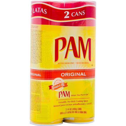 Pam Oil Cooking Original Spray 2 Units 400 g / 14 oz_0