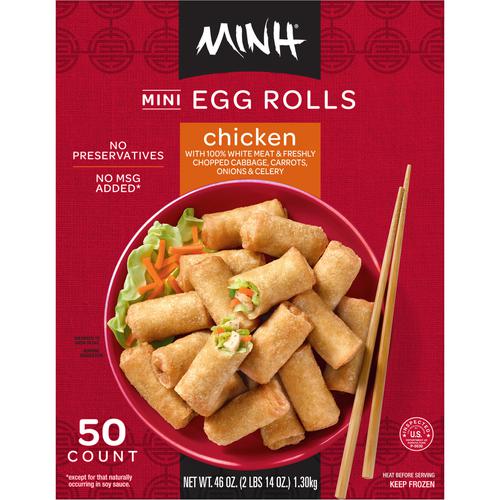 Minh Chicken Egg Rolls 50 Units / 26 g / 0.92 oz_0