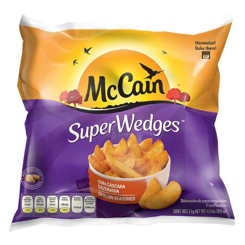 McCain Super Potato Wedges 2 kg / 4.4 lb
