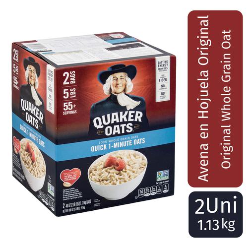 Quaker Quick Oats 2 Units / 1.13 kg / 40 oz_0