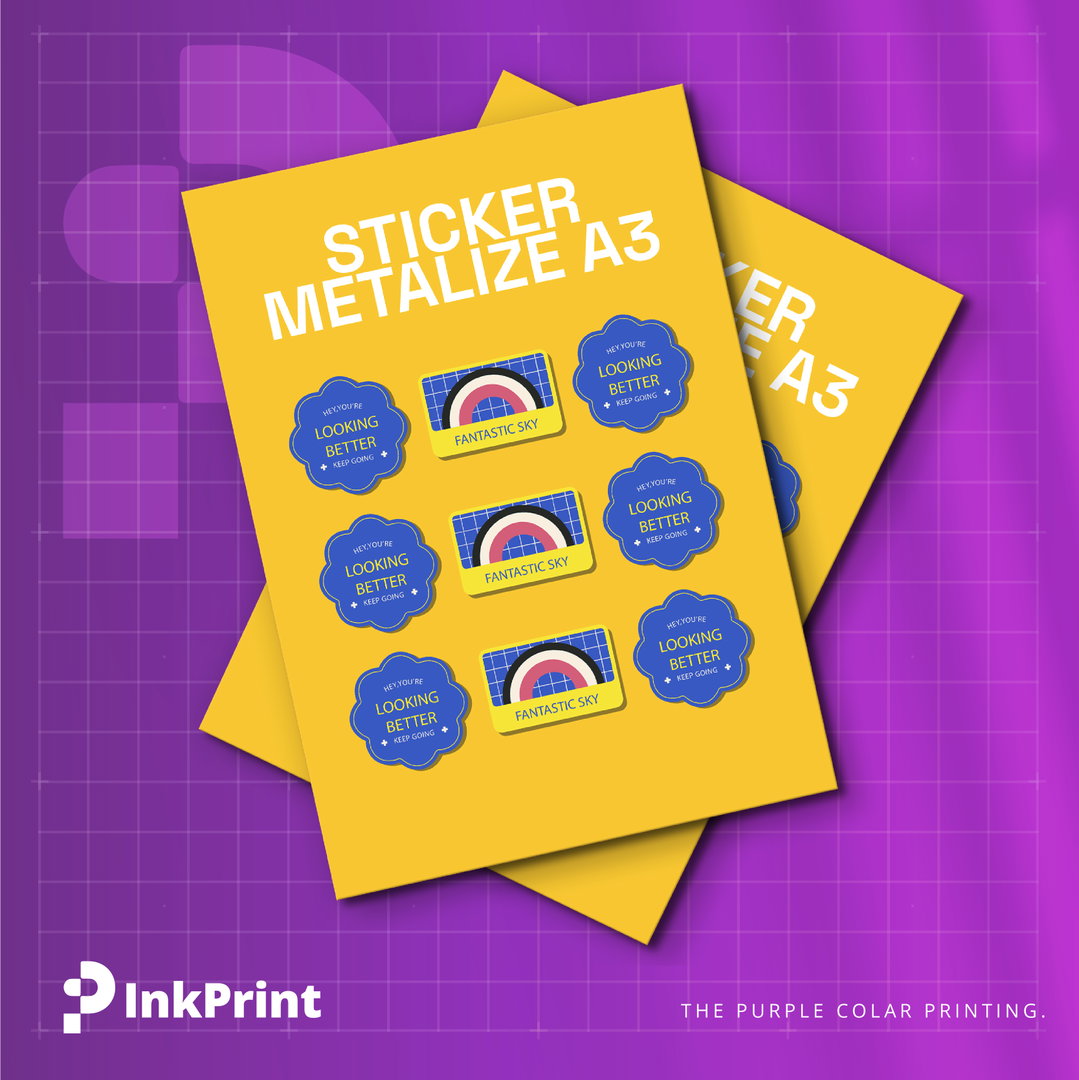 Sticker Metalize A3