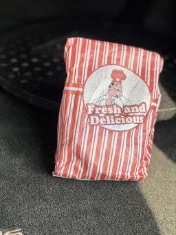 “FRESH & DELICIOUS TREAT TAKEOUT BAGS - 9” x 4.5” x 2.5” 