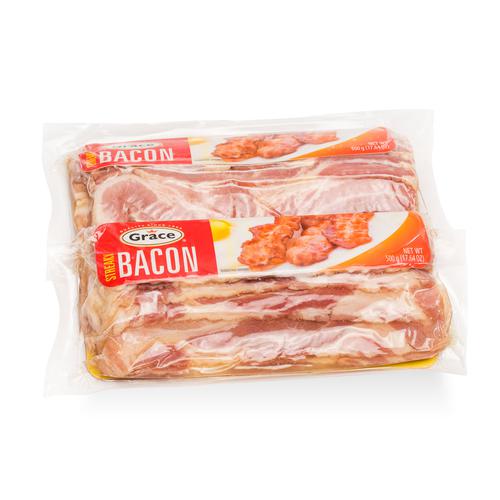 Grace Kennedy Streaky Bacon 2 Units / 500 g / 1.1 lb