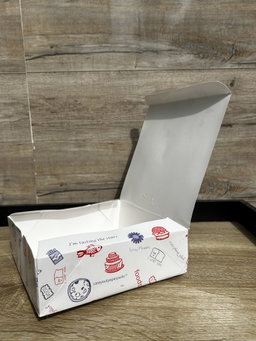 “FOODSTEPS” ER TAKEOUT BOXES - 8” x 8” x 3.5” 