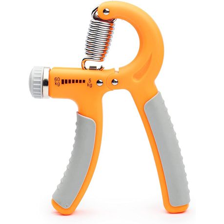 Orange Hand Grip Strengthener with Resistance Dial