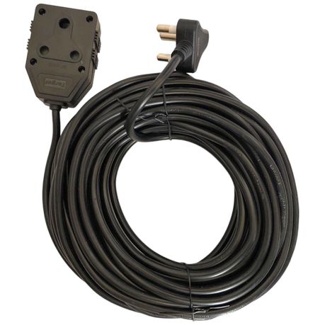 15m Extension Cord - Black