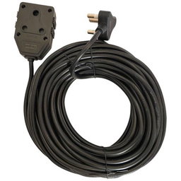 15m Extension Cord - Black