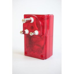 Surge Power Protector Plug 250V/16A Max Load - Red
