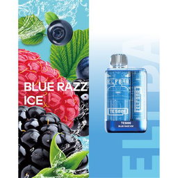 Elfbar TE5000 Rechargeable Disposable Vape Pod - Blue Razz Ice