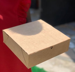 PLAIN KRAFT BROWN “ER” TAKEOUT BOXES - 8” x 8” x 3.5” / WINDOWED & NON WINDOWED 