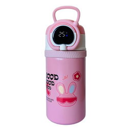 500 ml Flask Bottle with Digital Temperature Display- pink