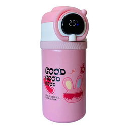 500 ml Flask Bottle with Digital Temperature Display- pink