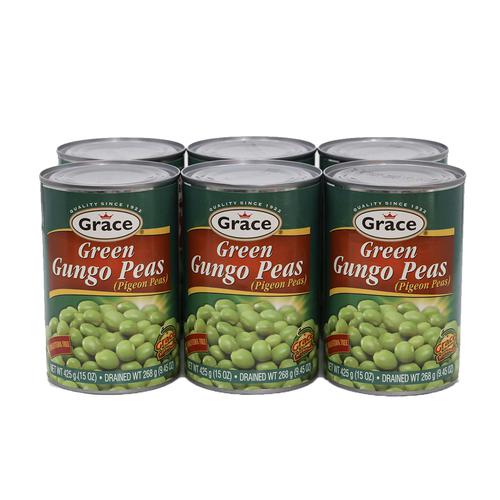 Grace Gungo Peas 6 units/425 g