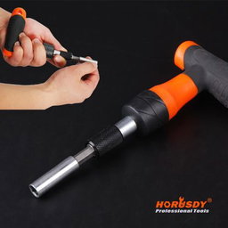 36Pc Ratcheting Screwdriver Set with Bit Variety