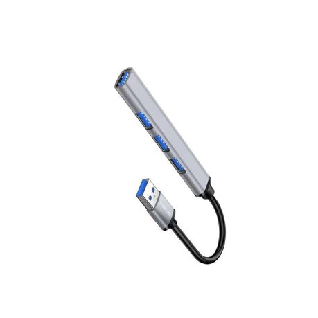 super speed USB 3.0 Hub, 4-Port Aluminum Adapter